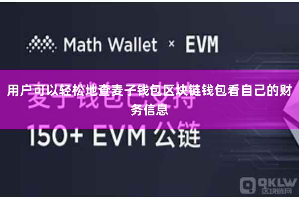 用户可以轻松地查麦子钱包区块链钱包看自己的财务信息