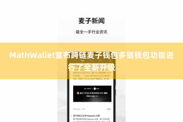 MathWallet宣布跨链麦子钱包多链钱包功能进行了全新升级