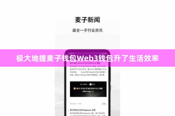 极大地提麦子钱包Web3钱包升了生活效率